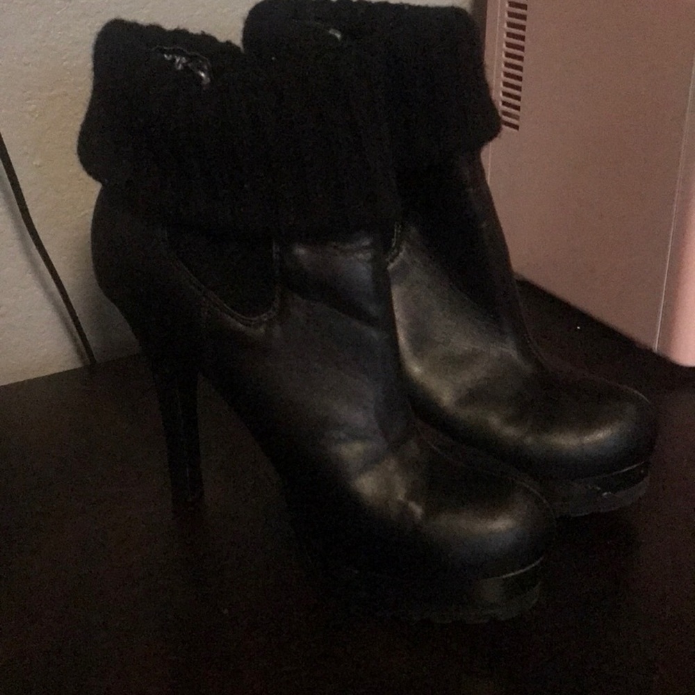 Black booties